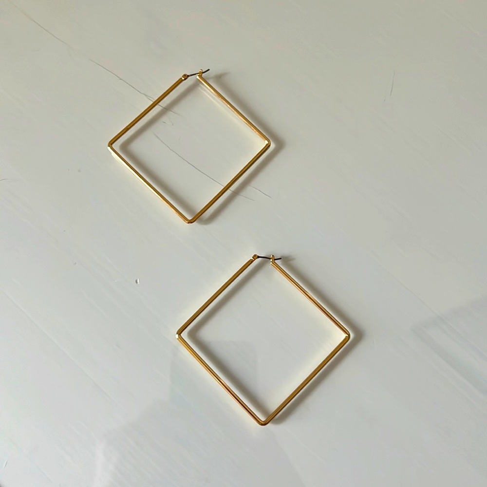 Uncommon James Girl Boss Gold Earrings Large